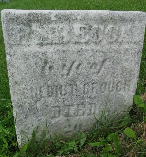 Rebecca Crouch tombstone